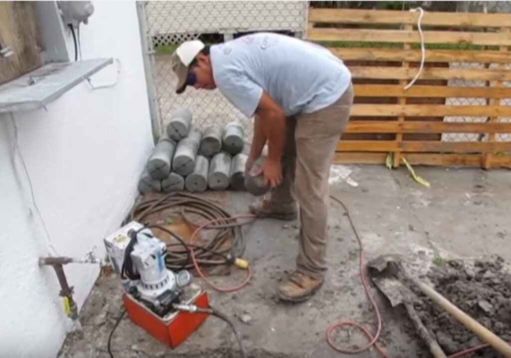 Slab Pier Installation in Cape Canaveral, FL
